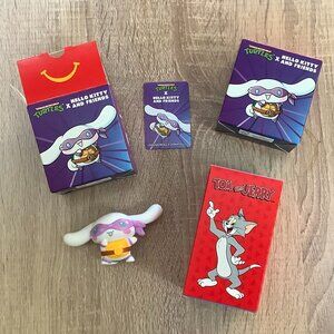 2 Cinnamoroll Hello Kitty TMNT 1 Tom Jerry McDonald's Happy Meal Toy lot
